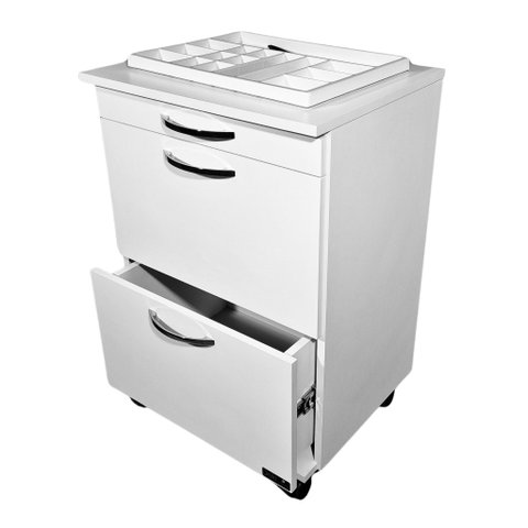 Mesinha para Guardar Equipos com 2 Gavetas