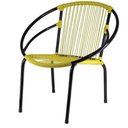 Ver imagem 1 de Kit 3 Cadeiras Eclipse Fibra Aço Acesse Móveis Amarelo