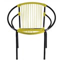 Ver imagem 5 de Kit 3 Cadeiras Eclipse Fibra Aço Acesse Móveis Amarelo