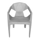 Ver imagem 2 de Kit 8 Cadeiras Diamond Cinza