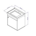 Ver imagem 4 de Kit Gabinete Banheiro em Mdf com Espelheira Veneto