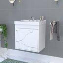 Ver imagem 6 de Kit Gabinete Banheiro em MDF com Espelheira Veneto Branco