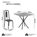 Ver imagem 3 de Conjunto Sala de Jantar com 4 Cadeiras Lívia Preto
