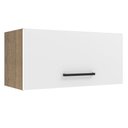 Ver imagem 1 de Armário Aéreo De Cozinha 70 Cm 1 Porta Rustic/Branco