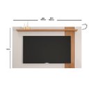 Ver imagem 4 de Painel Extensível para TV até 60 Polegadas 180CMX108CM 1 Prateleira Leme Branco