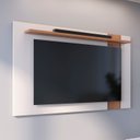 Ver imagem 1 de Painel Extensível para TV até 60 Polegadas 180CMX108CM 1 Prateleira Leme Branco