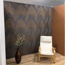 Ver imagem 1 de Papel de Parede Modernista Textura 32275 Tam 5m²