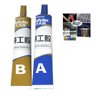 Super Cola Secagem Rapida Reparo Aço Metal Madeira Vidro - 6