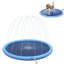 Ver imagem 1 de Tapete Chafariz Inflavel Pet Animal Infantil Verao Calor Agua Lazer Refrescante Dias Quentes Diversa