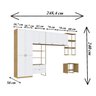 Guarda-roupa Closet Modulado Americano 9 Peças 100% Mdf - 3