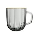 Ver imagem 2 de Jogo de 6 Xícaras em Cristal com Borda Dourada 280ml