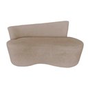 Ver imagem 4 de Namoradeira Sofá 2 Lugares Yara Orgânica Suede Bege