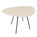 Ver imagem 3 de Conjunto Mesa de Jantar Soho Orgânica C/ 04 Cadeiras Next Est.preta - Ciliegio e Areia