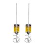 2 Misturadores de Tintas Argamassa Sds 100x600mm Fertak Furadeira Mistura sem Esforço - 2