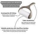 Ver imagem 2 de Rolo Adesivo 30 Folhas Remove Tira Pelos Multiuso - Sanremo