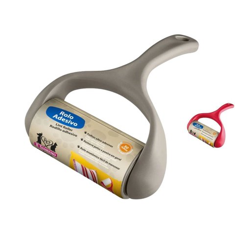 Rolo Adesivo 30 Folhas Remove Tira Pelos Multiuso - Sanremo
