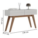 Ver imagem 4 de Kit Cristaleira E Aparador Para Sala Noronha Off White Matte Freijo CLB