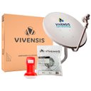 Ver imagem 2 de Antena Vivensis 60cm Monoponto Banda Ku Chapa - Md60