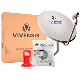 Antena Vivensis 60cm Monoponto Banda Ku Chapa - Md60 - 2