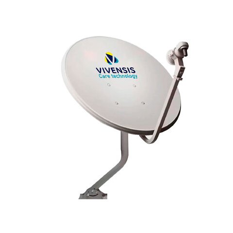 Antena Vivensis 60cm Monoponto Banda Ku Chapa - Md60