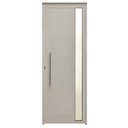 Ver imagem 1 de Porta Lambril de Alumínio Branco com Visor e Puxador Hale Esquadrias - Lado Direito-2.10(a)x0.80(l)