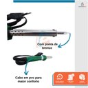 Ver imagem 3 de Kit Solda Ferro Profissional 30w 220v + 1 Tubo Estanho 25g