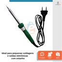 Ver imagem 2 de Kit Solda Ferro Profissional 30w 220v + 1 Tubo Estanho 25g