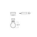 Ver imagem 2 de Saboneteira Roca Parede Hotels Round Black Matte