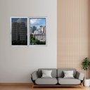 Ver imagem 3 de Janela de Alumínio Vitro 2 Folhas com Tela Mosquiteira 100x120