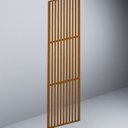 Ver imagem 2 de Divisoria Ripada de Mdf 220cm X 60cm