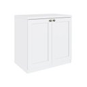 Ver mais imagens de Kit Cômodas 3 Gavetas e Armário 2 Portas Provençais 100% MDF Branco/Fosco