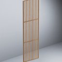 Ver imagem 2 de Divisoria Ripada de Mdf 220cmx60cm