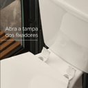 Ver imagem 3 de Assento Sanitário Universal Soft Close Retire e Limpe Polipropileno Advanced Tupan Branco