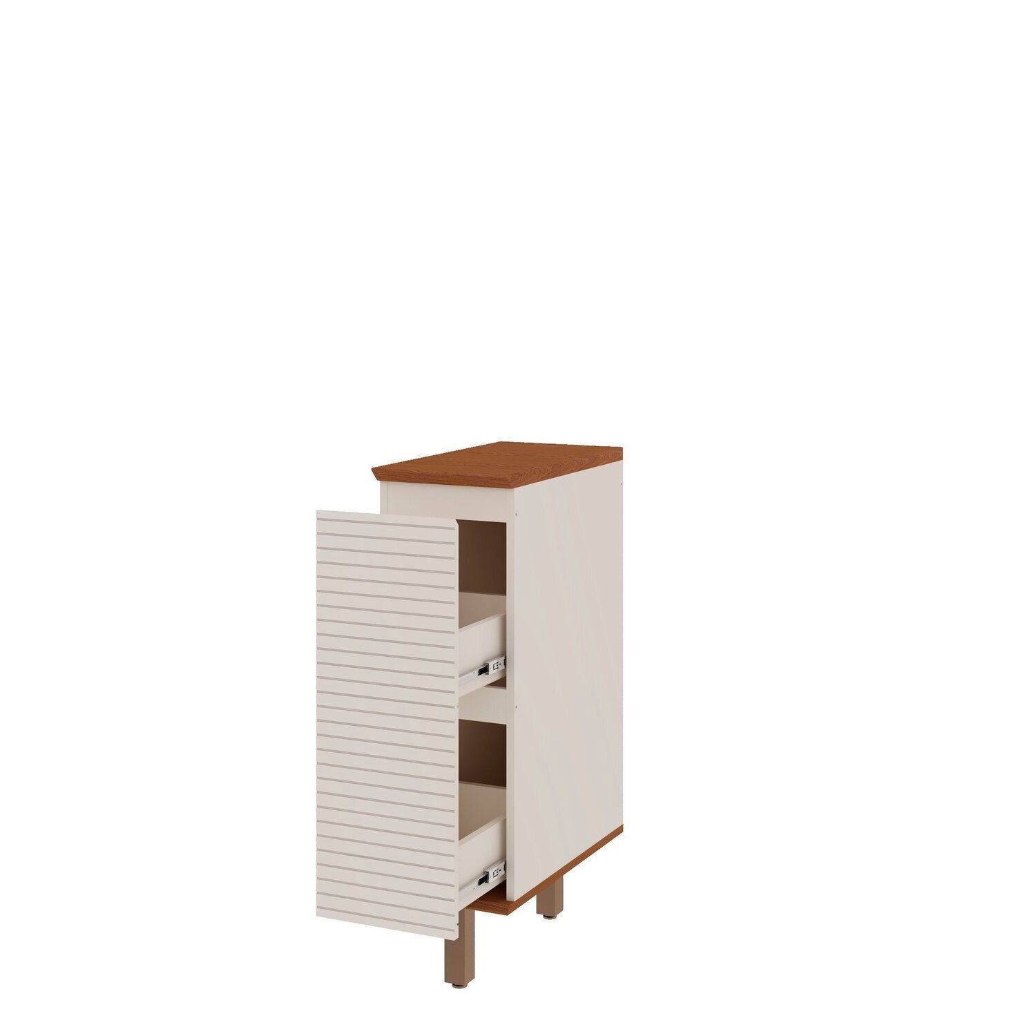 Bancada de Cozinha Ilha Gourmet Americana 2 Portas 4 Gavetas 100% Mdf - 9