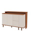 Ver imagem 3 de Bancada de Cozinha Ilha Gourmet Americana 2 Portas 4 Gavetas 100% Mdf