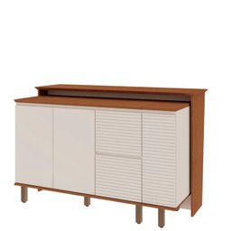 Bancada de Cozinha Ilha Gourmet Americana 2 Portas 4 Gavetas 100% Mdf - 3