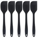 Ver imagem 1 de Espatula de Silicone Preta Grande | 05 Un