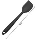Ver imagem 2 de Espatula de Silicone Preta Grande | 05 Un