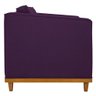 Poltrona Decorativa Europa Suede Roxo - 3