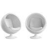 Poltrona Ball Chair Branca Linn Design Decor - 3