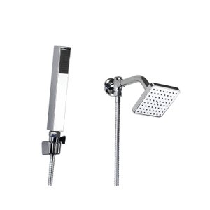Ducha Abs Quadrada Flatt com Duchinha Manual C/ Trava