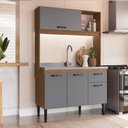 Ver imagem 1 de Cozinha Compacta 4 Portas 1 Gaveta 1 Nicho Katy