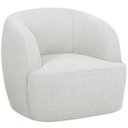 Ver imagem 3 de Poltrona Orgânica Luxo Recepção Nuvia Bouclé