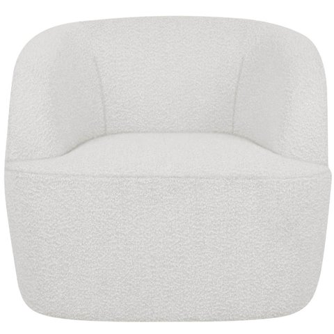 Poltrona Orgânica Luxo Recepção Nuvia Bouclé