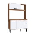 Ver imagem 2 de Cozinha Compacta 4 Portas 1 Gaveta 1 Nicho Katy