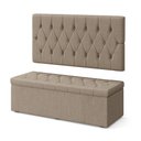 Ver imagem 2 de Kit Painel Centaurus 200 e Calçadeira Sagitarius Linho Aradecor