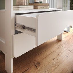 Estante Elvis com 2 Gavetas 100% Mdf - 4