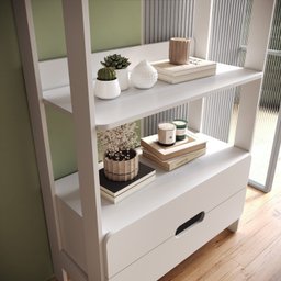 Estante Elvis com 2 Gavetas 100% Mdf - 5