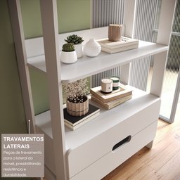Estante Elvis com 2 Gavetas 100% Mdf - 10