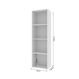 Estante Modular para Livros 4 Nichos Calum - 4